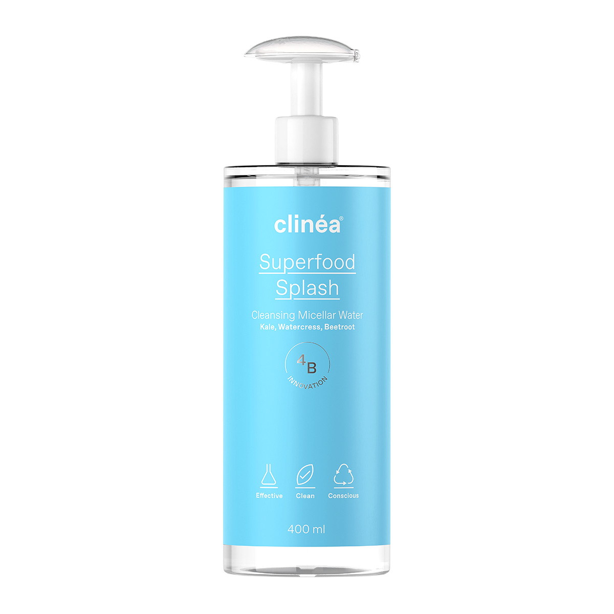 CLINEA - SUPERFOOD SPLASH Cleansing Micellar Water - 400ml